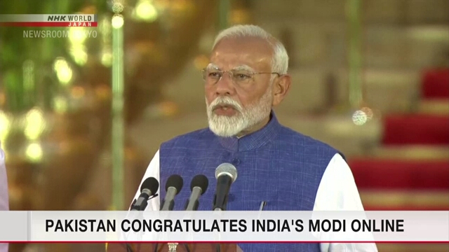 Pakistan congratulates India's Modi online