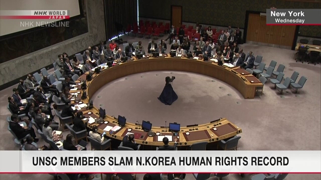 UN Security Council members slam N.Korea on human rights, Russia blames US