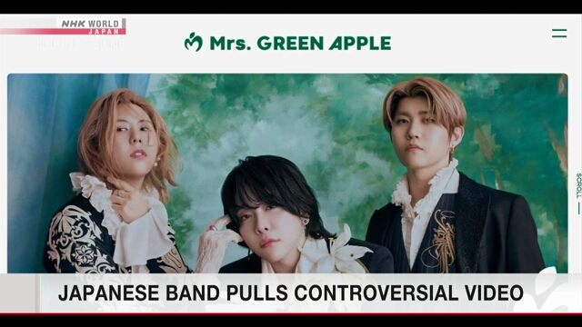 J-pop group Mrs. Green Apple video pulled for controversy, apology issued