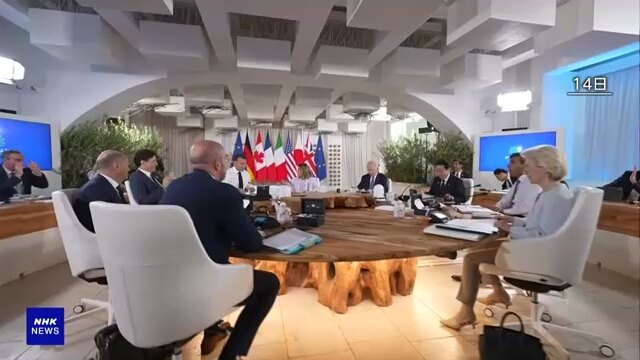 G7 leaders begin 2nd day of summit talks focusing on China, AI