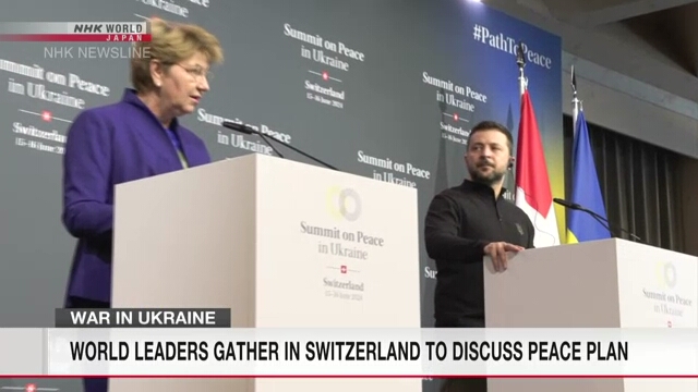 World leaders gather in Switzerland, Zelenskyy shows hope for peace