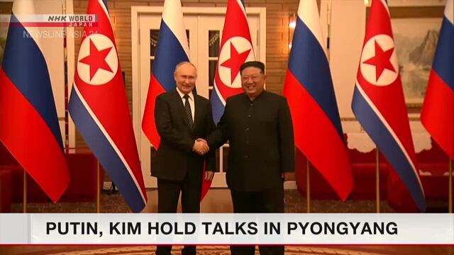 Putin, Kim hold talks in Pyongyang