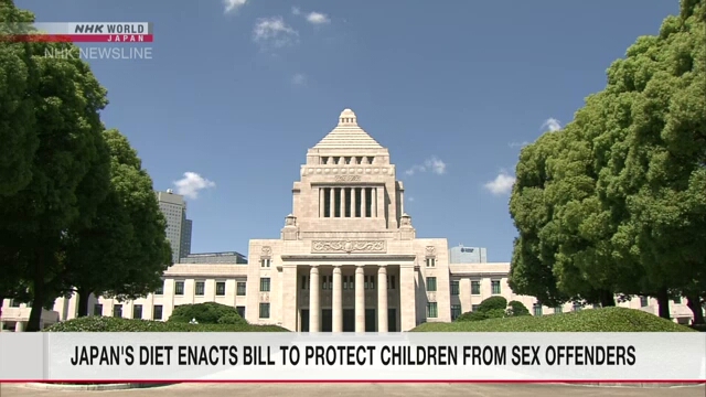 Japan Diet enacts sex offender screening bill to protect children