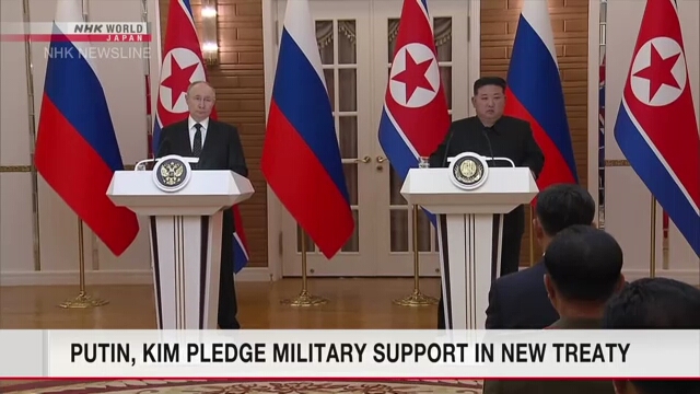 Putin, Kim sign strategic partnership treaty