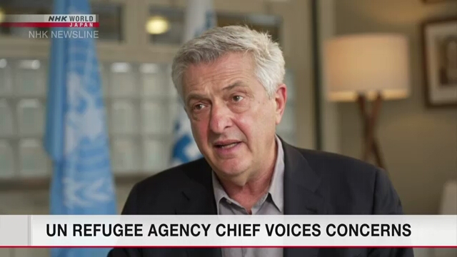 UNHCR chief expresses concern about global refugee crisis