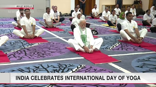 India celebrates International Day of Yoga