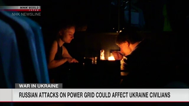 Russia attacks Ukraine's power grid