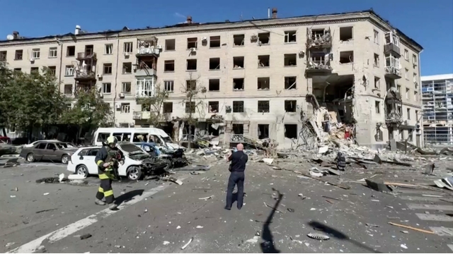 Russian bombing of Ukraine's Kharkiv leaves 3 dead, others injured