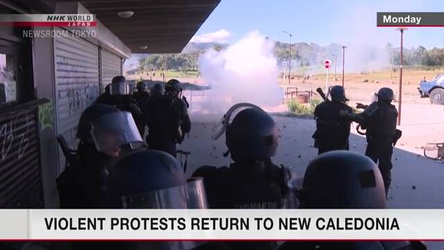 Violent protests return to New Caledonia