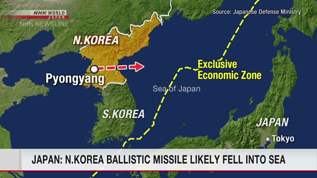 S.Korean military: North's missile launch likely failed