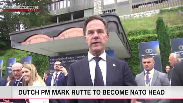 NATO selects Dutch Prime Minister Mark Rutte as next secretary general