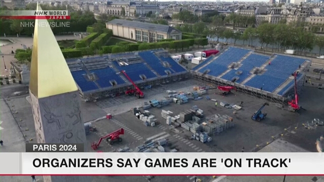 Paris Olympic Games organizers say preparations are 'on track'