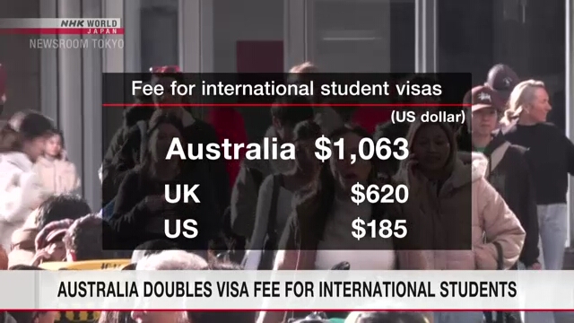 Australia doubles visa fee for international students