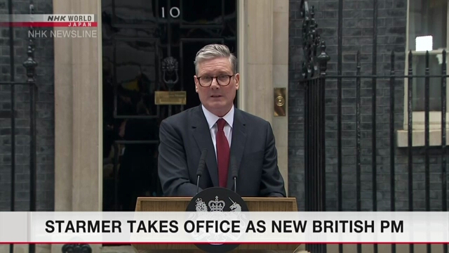 Keir Starmer officially becomes Britain's new prime minister