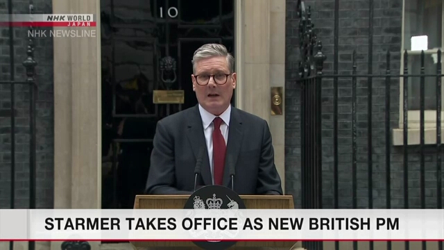 New British leader Starmer pledges to rebuild