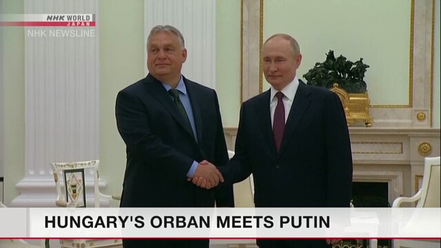 Hungary's PM Orban meets Putin