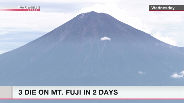 Three men die on Mt. Fuji as summer climbing season fully opens