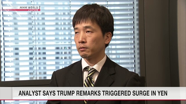 Analyst says Trump remarks triggered surge in yen