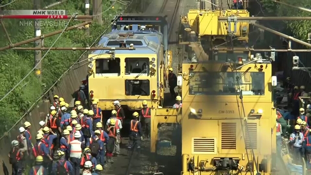 Tokaido Shinkansen line to remain partially out of service for rest of Monday