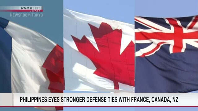 Philippines eyes stronger defense ties with France, Canada, NZ