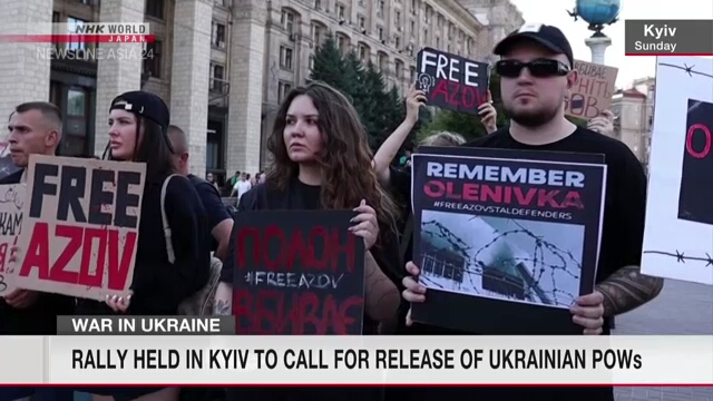 Large rally held in Kyiv to call for release of Ukrainian prisoners of war