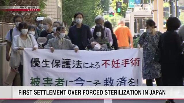 Japanese government settles with plaintiff over forced sterilization