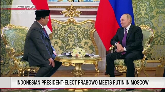 Indonesian president-elect Prabowo meets Putin in moscow