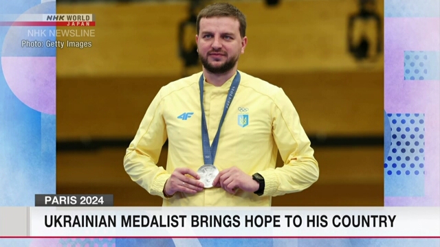 Ukrainian Olympic medalist brings hope to his country