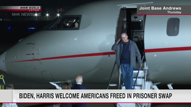 3 Americans released by Russia in prisoner swap return home