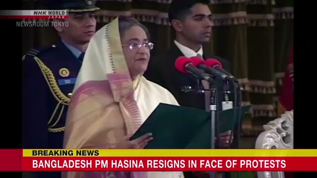 Bangladesh PM Hasina resigns in face of protests