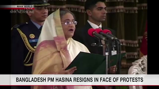 Bangladesh PM Hasina resigns in face of protests