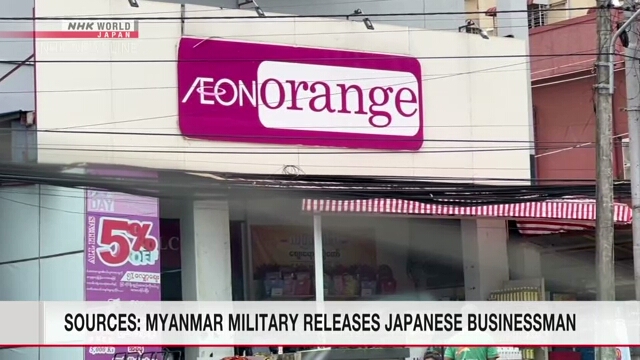 Myanmar military releases Japanese Aeon official, say diplomatic sources