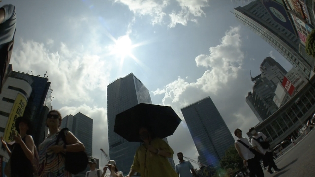 Japan swelters, with western prefecture of Hyogo hitting nearly 40C