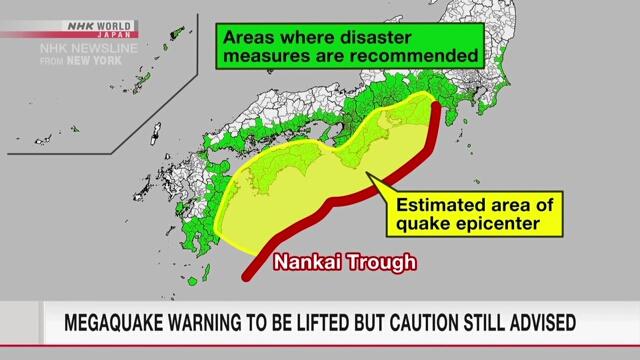 Period of megaquake advisory ending, but caution still needed