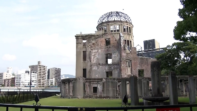 Hiroshima surveys A-bomb Dome with drone