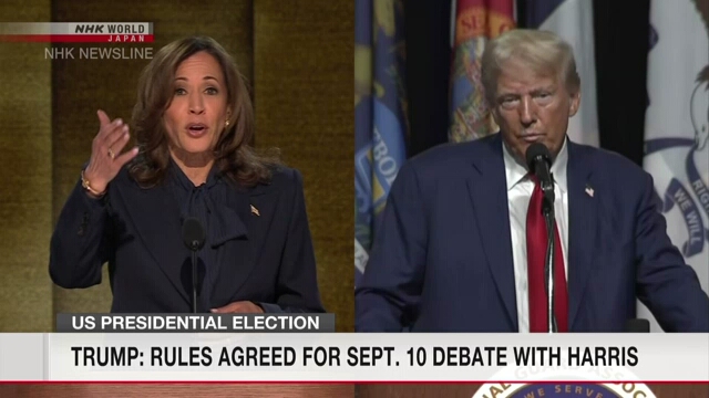 Trump says he has agreed to Sept. 10 debate with Harris