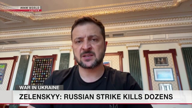 Zelenskyy: Russian strike kills dozens