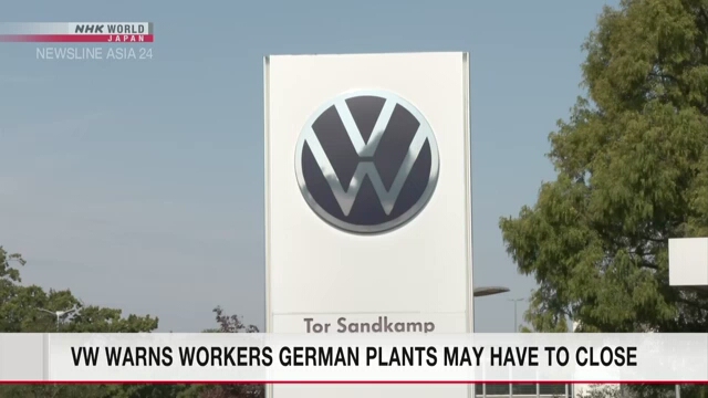 VW warns workers German plants may have to close