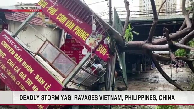 Typhoon Yagi kills 82 people in Vietnam, Philippines, China