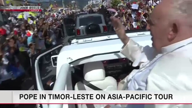 Pope in Timor-leste on Asia-pacific tour