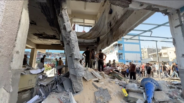 Israeli airstrike on Gaza school reportedly kills at least 14