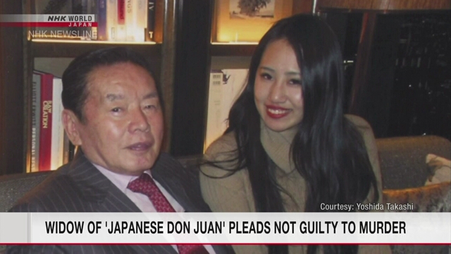 Widow of Japanese 'Don Juan' pleads not guilty to murdering him