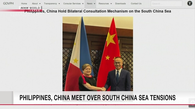 Philippines, China meet over South China Sea tensions