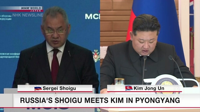 Ex-Russian defense minister Shoigu meets North Korean leader Kim Jong Un