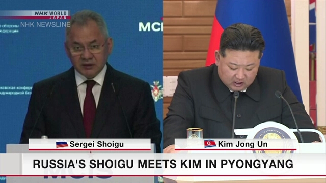 Russia's ex-defense chief Shoigu visits North Korea, meets Kim Jong Un