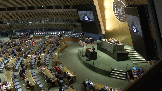 UNGA adopts Palestinian resolution demanding end to Israeli occupation