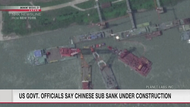 US media: China's nuclear-powered submarine sank while under construction