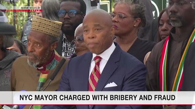 NYC Mayor Eric Adams charged with bribery and fraud