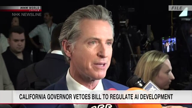 California governor vetoes bill to regulate AI development