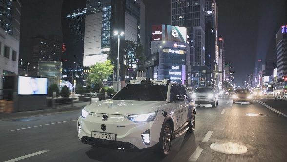 Autonomous Taxis to Run at Night in Southern Seoul, Starting Thursday 